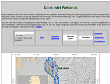 Tablet Screenshot of cookinletwetlands.info